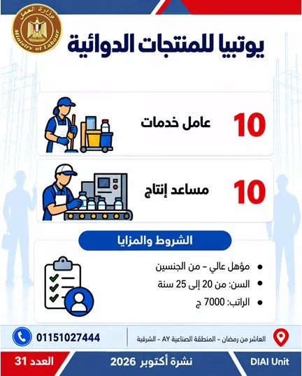 وظائف وزارة العمل الجديدة 2026