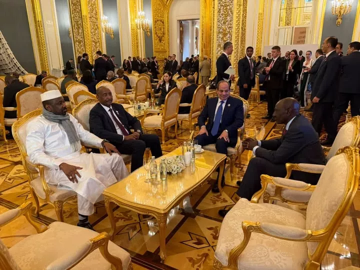 لقاء الرئيس السيسي مع البرهان ورئيسي كينيا ومالي