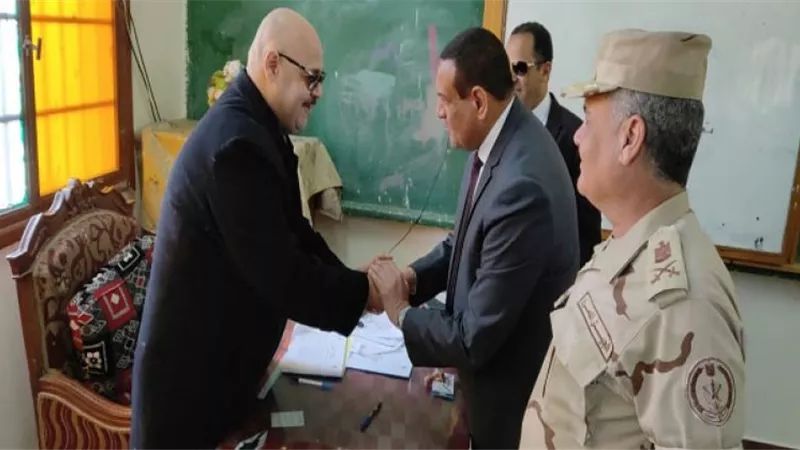 مسيرة لحشد الناخبين أمام لجان دمنهور