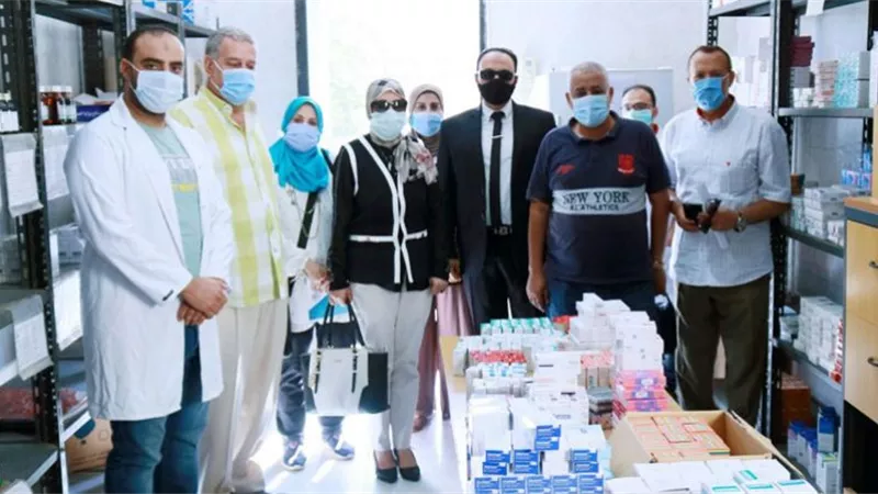 علاج 677 حالة في قافلة جامعة طنطا الطبية بقرىة دمنهور الوحش