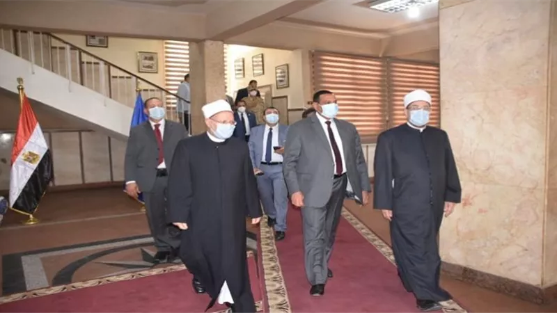 محافظ البحيرة يستقبل وزير الأوقاف ومفتي الديار المصرية