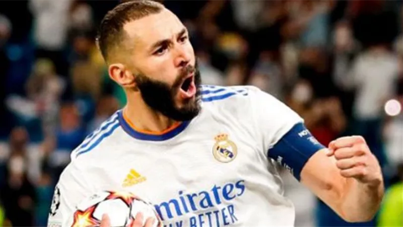 بنزيما يحرز الهدف رقم 1000 لريال مدريد بدورى الأبطال