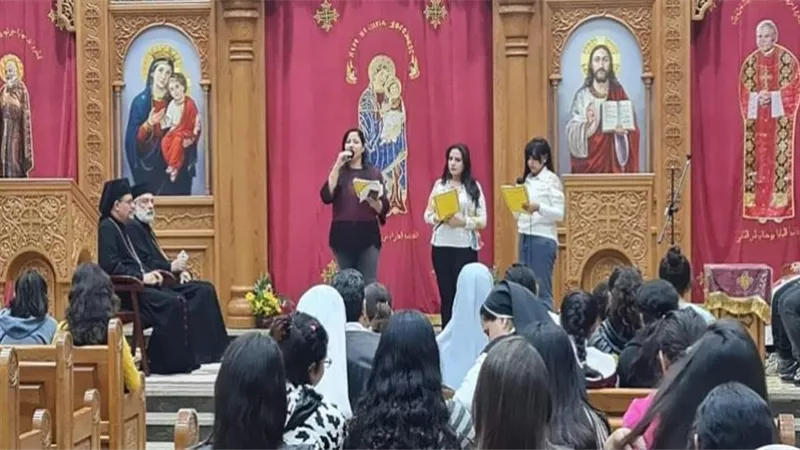 الأنبا باسيليوس يشهد فعاليات لجنة الدعوات بإيبارشية المنيا (شاهد)