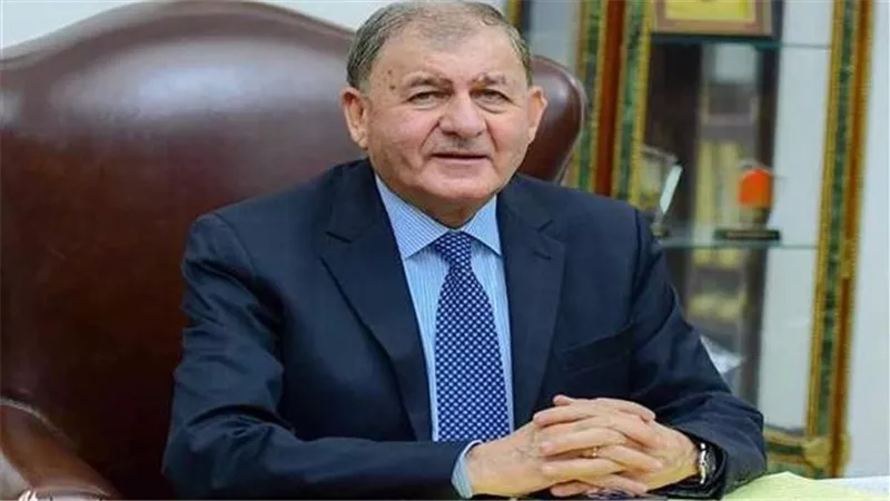 الرئيس العراقي يؤكد دعم بلاده الدائم للقضية الفلسطينية