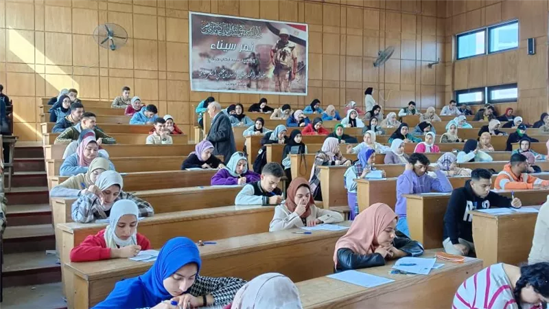 تعميم الاختبارات الإلكترونية بنسبة 100% بجامعة دمنهور 