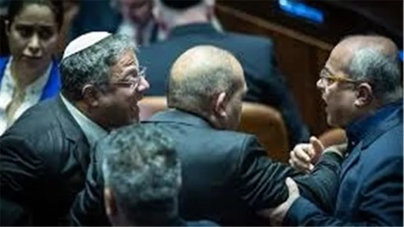 مشادة بين أحمد الطيبي وبن غفير داخل الكنيست الإسرائيلي 