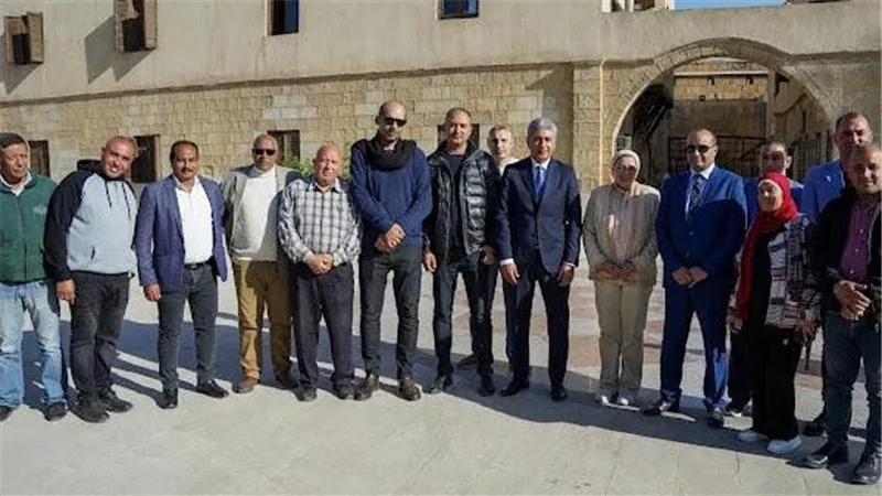 وزير السياحة والآثار يتفقد مستجدات مشروع تطوير الخدمات بقلعة صلاح الدين الأيوبي