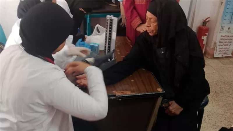 قافلة سكانية شاملة بقرية شتت الأنعام بإيتاي البارود 