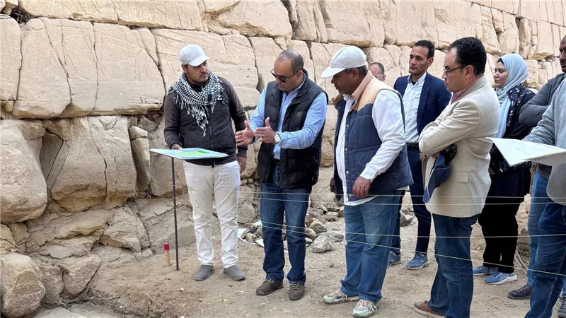 بدء مشروع ترميم معبد الرامسيوم بالأقصر