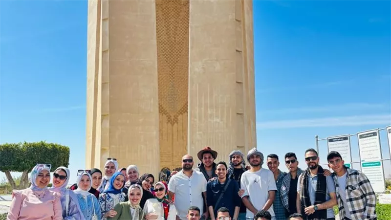 رحلة لطلاب جامعة دمنهور للآقصر ضمن مبادرة إعرف بلدك