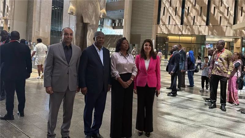 المتحف المصري الكبير يستقبل رئيس جمهورية أنجولا