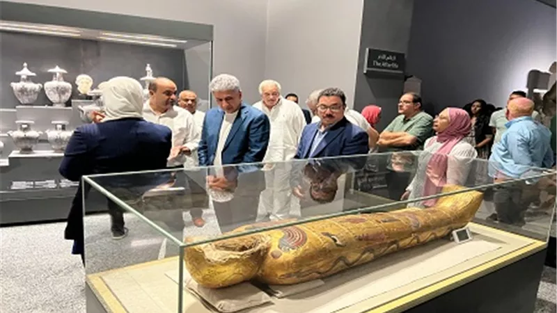 وزير السياحة يتفقد المتحف اليوناني الروماني وقلعة قايتباي خلال زيارته للإسكندرية 