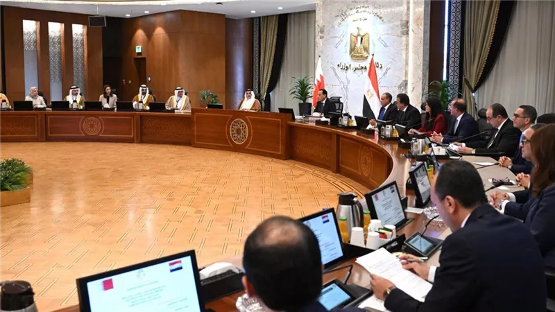 البيان المشترك لزيارة ولي العهد رئيس مجلس الوزراء البحرينى  لمصر