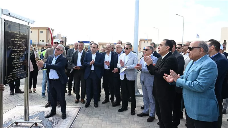 مدبولي يفتتح محطة ومأخذ المياه بالقنطرة غرب الصناعية بتكلفة 475.8 مليون جنيه