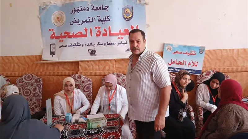 قافلة طبية شاملة بقرية زاوية غزال في دمنهور ضمن مبادرة 