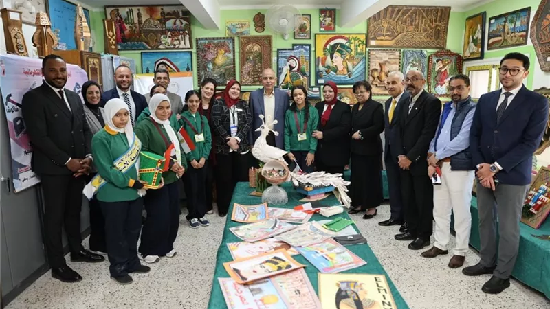 البنك الأهلي المصري يفتتح مدرسة السلام الإعدادية بمحافظة المنيا 