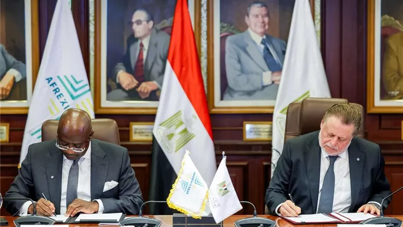 المركزي وبنك التصدير يوقعان مذكرة تفاهم لإنشاء بنك للذهب في مصر