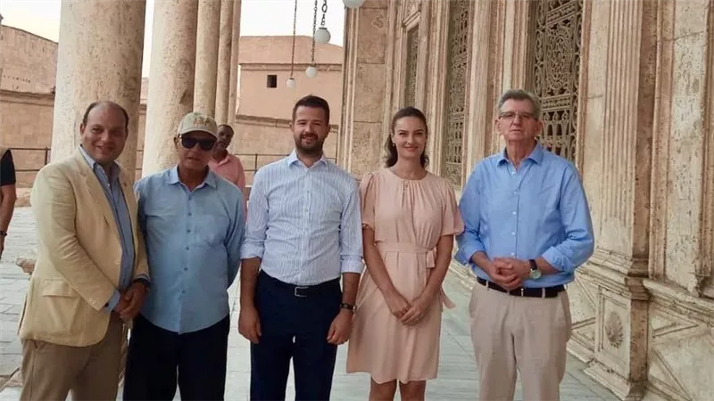 رئيس جمهورية الجبل الأسود وقرينته يزوران قلعة صلاح الدين الأيوبي وجامع محمد علي باشا ومتحف قصر الجوهرة