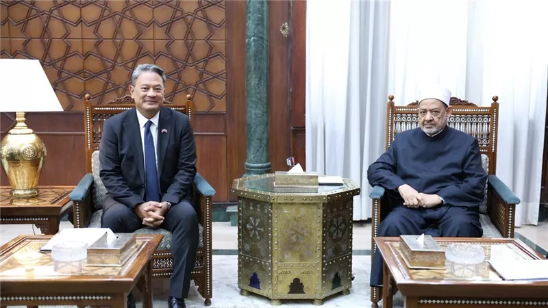 شيخ الأزهر يستقبل سفير تايلاند لبحث سبل تعزيز التعاون المشترك