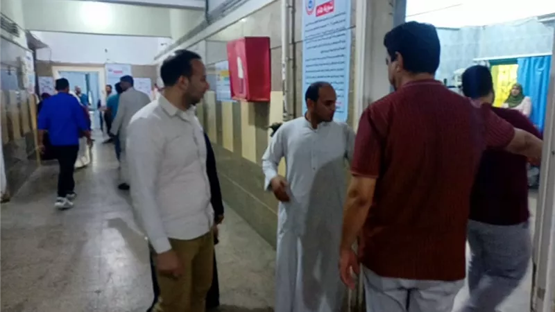 وكيل وزارة الصحة بالبحيرة يتفقد مستشفي حوش عيسي
