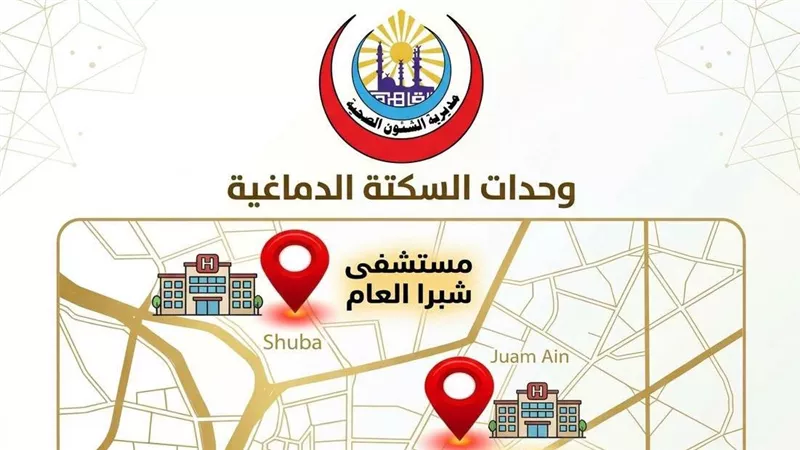 مستشفيات تابعة لصحة القاهرة تضم وحدات متخصصة للسكتة الدماغية 
