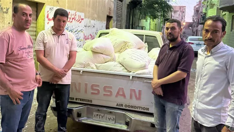 ضبط 810 كيلو دقيق وتحرير محاضر ضد التجار بالفيوم 