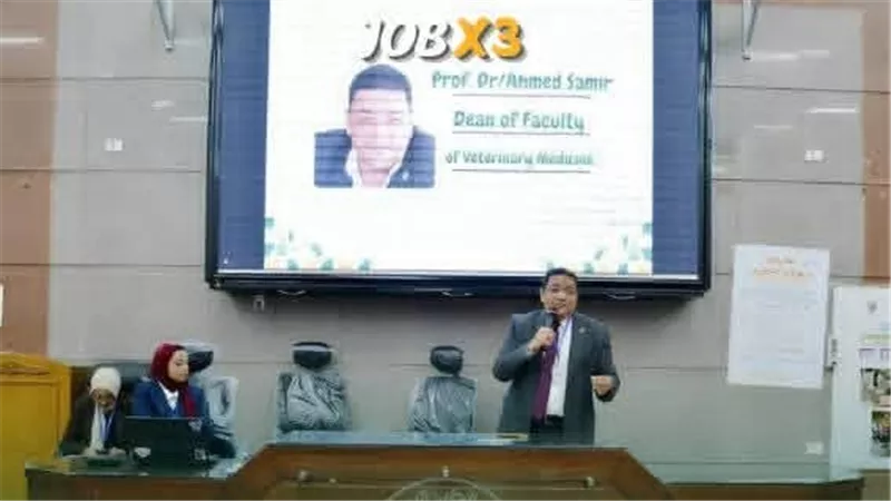 استضافة ملتقى التوظيف في طب بيطري القاهرة 
