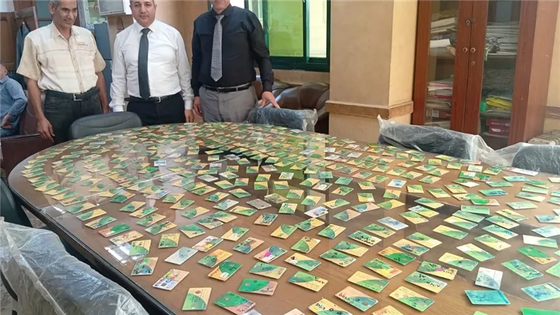 ضبط 386 بطاقة تموينية والتحفظ على 3.25 طن دقيق مدعم بالغربية