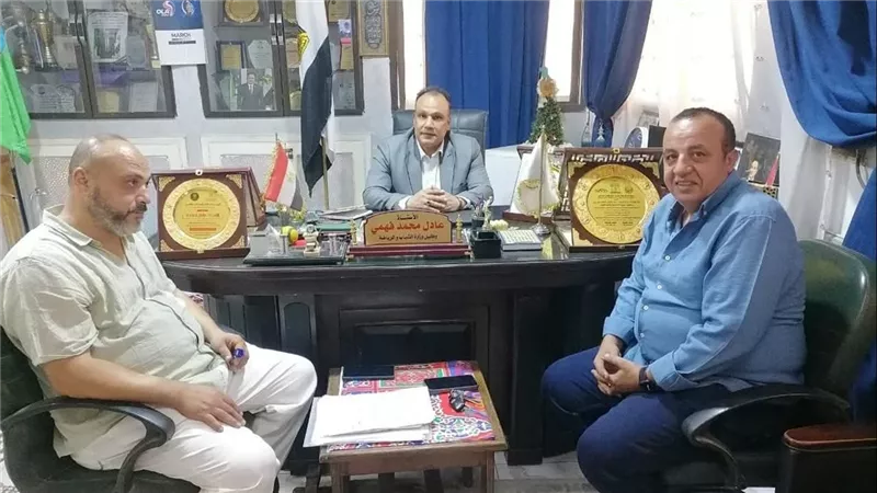 وكيل وزارة الشباب بالفيوم يستقبل نائب رئيس الاتحاد المصري للووشو كونغ فو