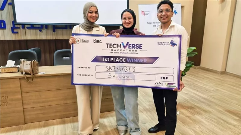 فوز هندسة طنطا بالمركز الأول على الجمهورية في مسابقة «Tech Verse Hackathon» 