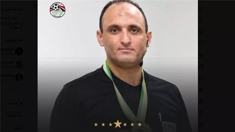 نبيل قديش حكمًا لمباراة مصر والمغرب في أمم أفريقيا لكرة الصالات