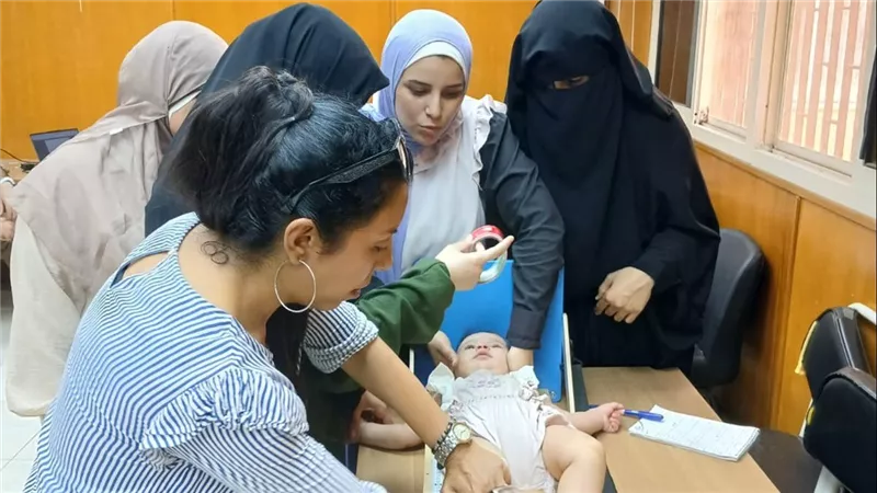 صحة الفيوم تدريب 167 من التمريض على القياسات الجسمانية