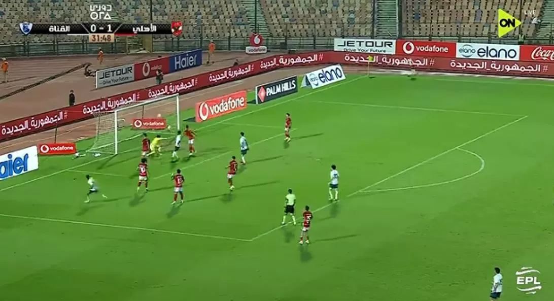 الاعتماد على التحولات الهجومية مع مهارة لاعب القناة تمنح عبد الناصر محمد التعادل