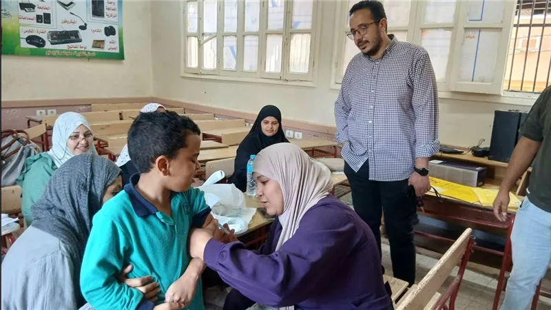 656 فريقاً طبياً بمختلف مراكز قنا لتنفيذ الحملة القومية للتطعيم ضد الحصبة
