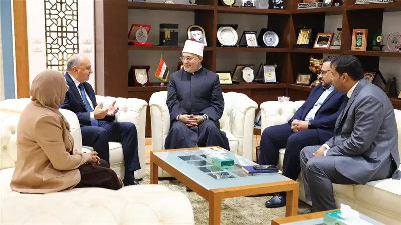مفتي الجمهورية يستقبل رئيس جامعة النيل لبحث سُبل تعزيز التعاون المشترك