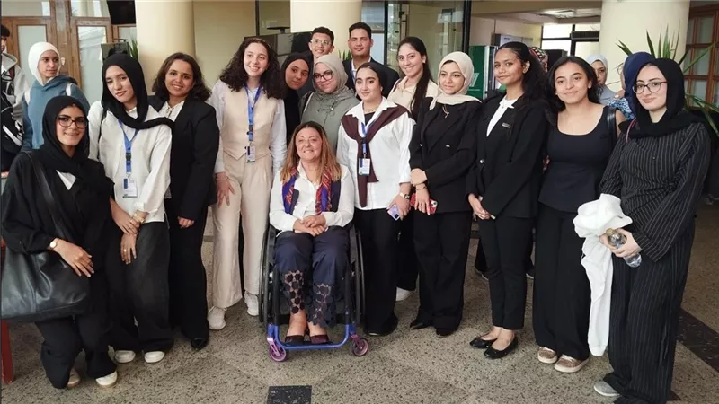 إيمان كريم تشهد ندوة حول الشمولية والتمكين والتعريف بحقوق الأشخاص ذوي الإعاقة