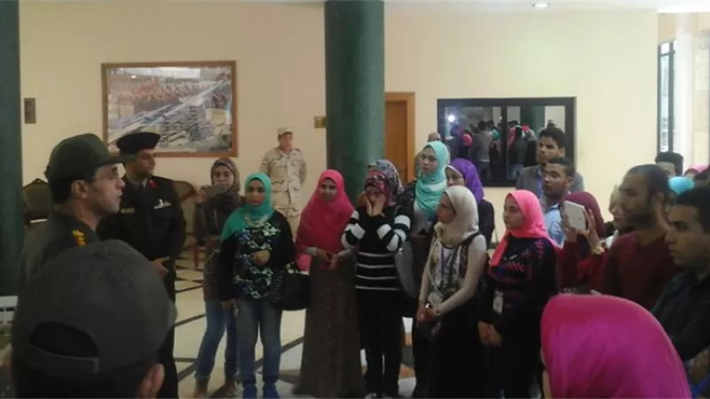 زيارات لطلاب جامعة دمنهور إلى الكليات العسكرية
